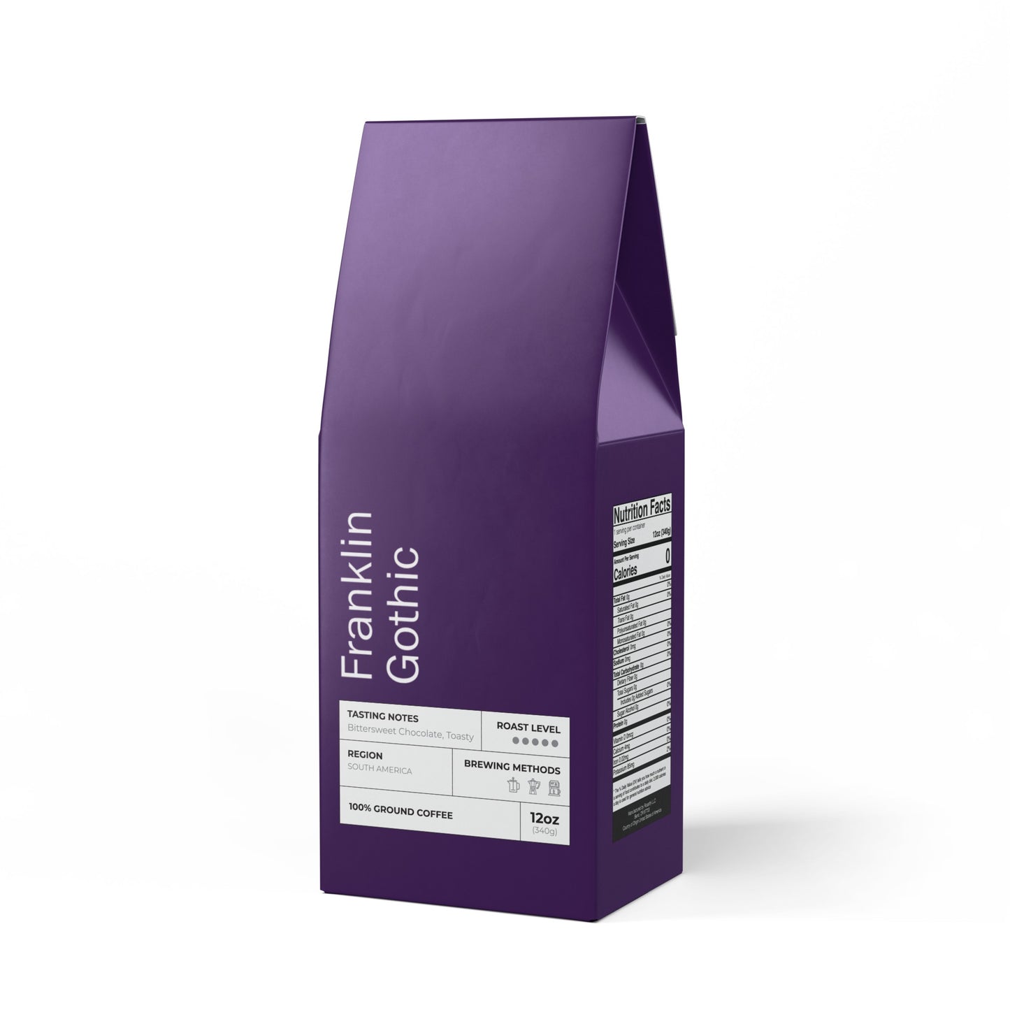 Franklin Gothic - Designers love Coffee (Dark French Roast)