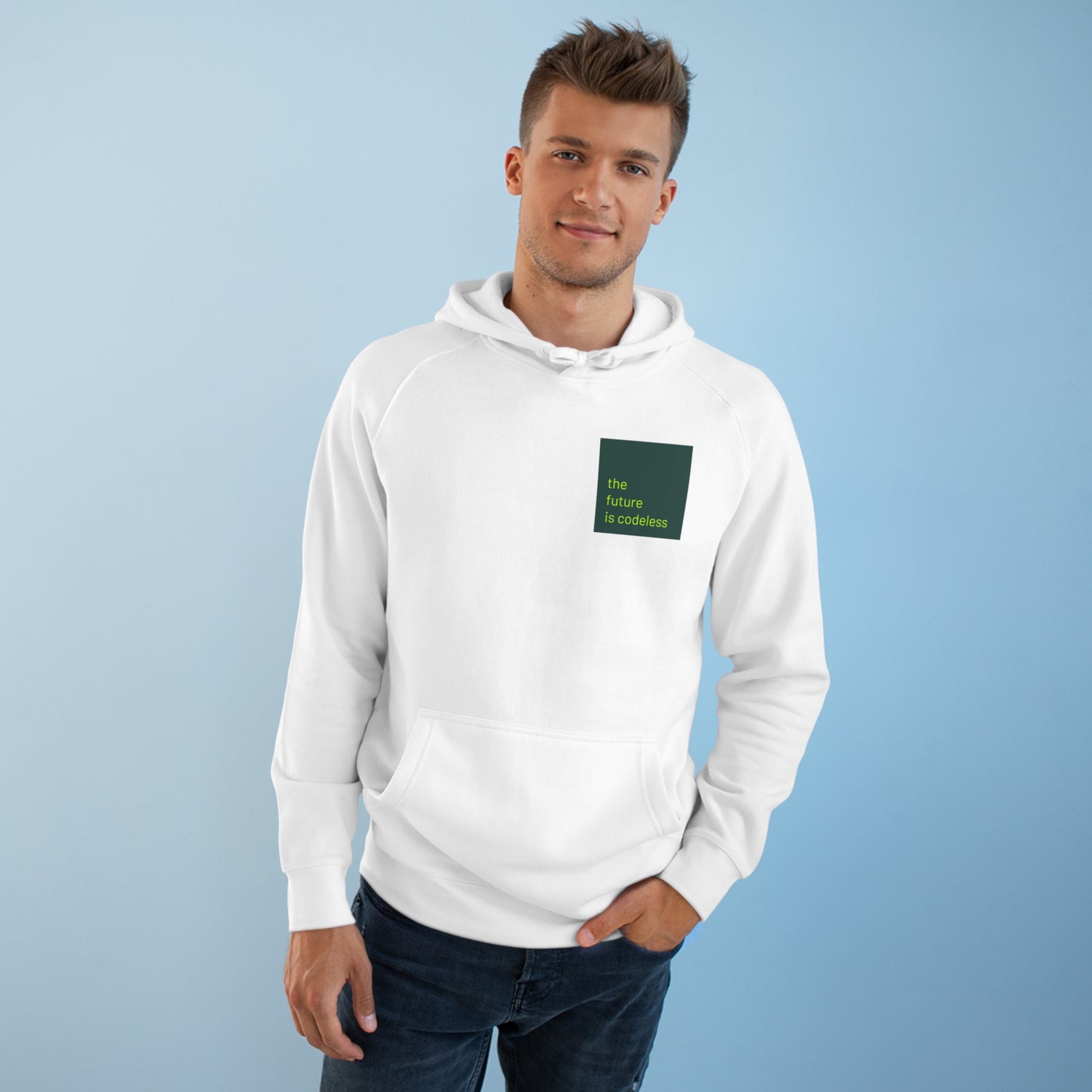 THE FUTURE IS CODELESS - Hoodie (prints on back & front)