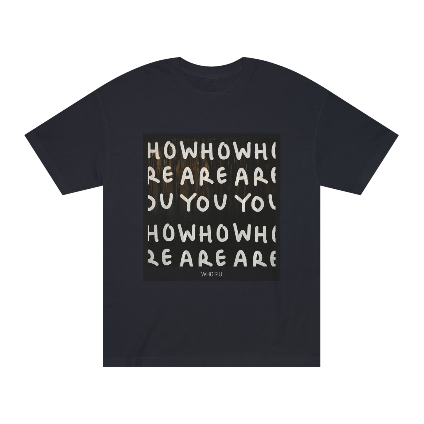 WHO R U - Playlist T-Shirt.