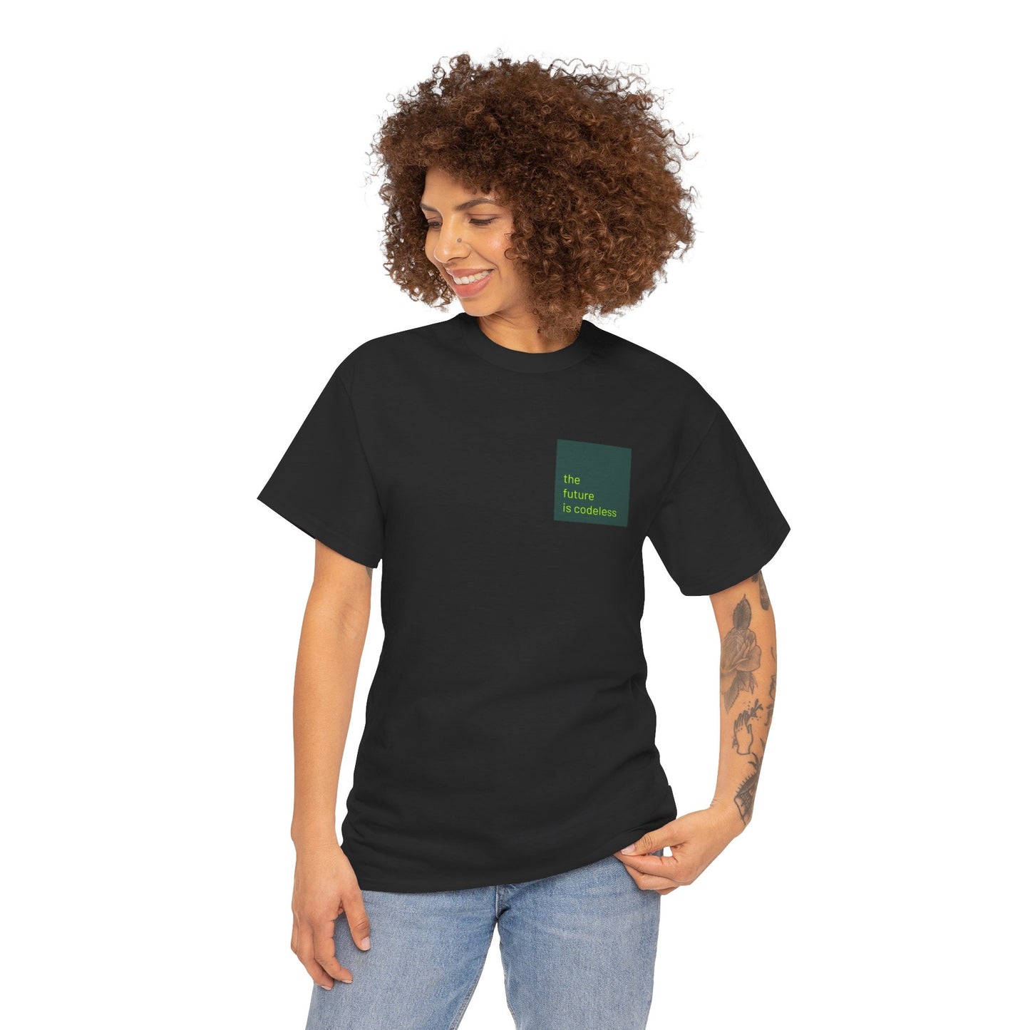 THE FUTURE IS CODELESS - T-shirt (small print)