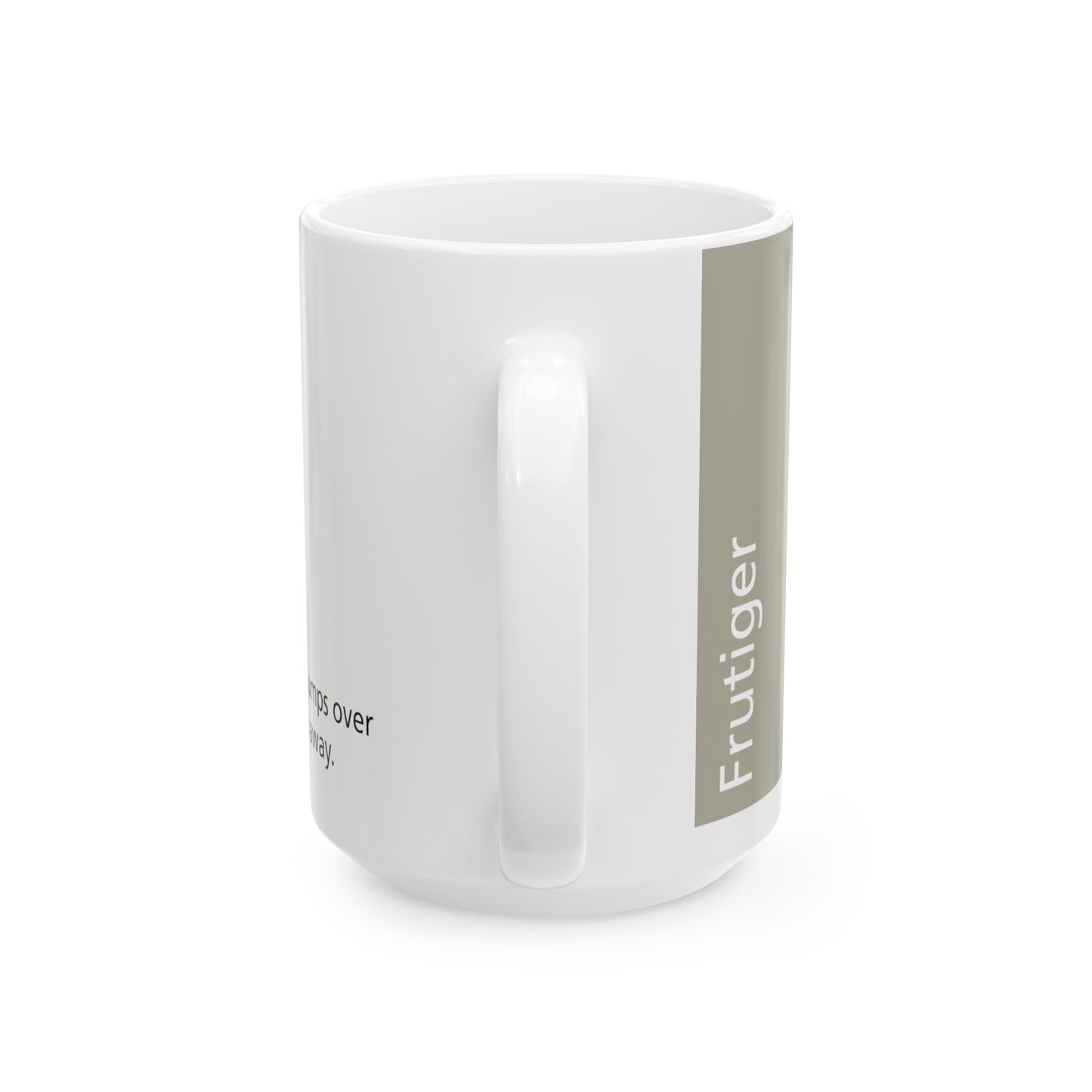 Frutiger Ceramic Mug (11oz, 15oz, greige, white) US