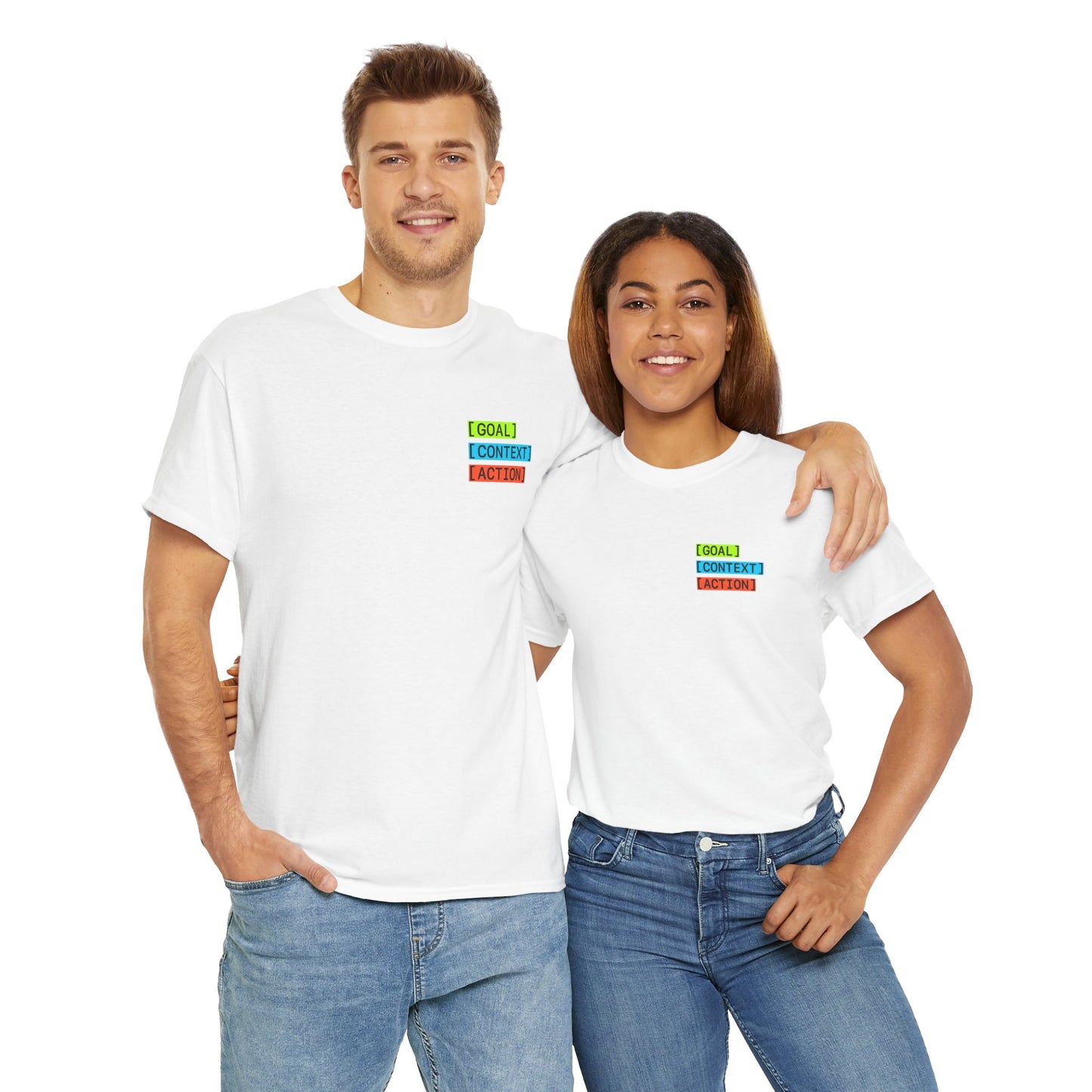 GOAL, CONTEXT, ACTION T-shirt (small print)