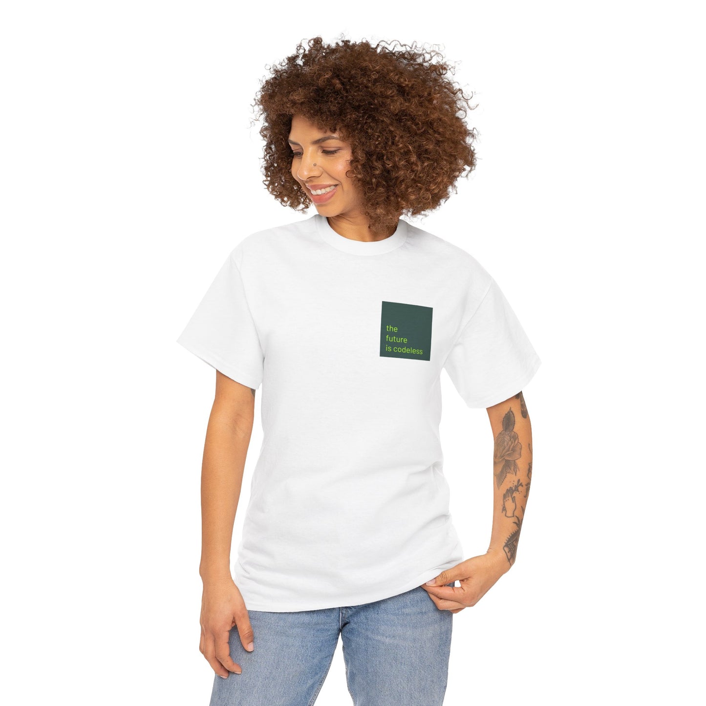 THE FUTURE IS CODELESS - T-shirt (small print)