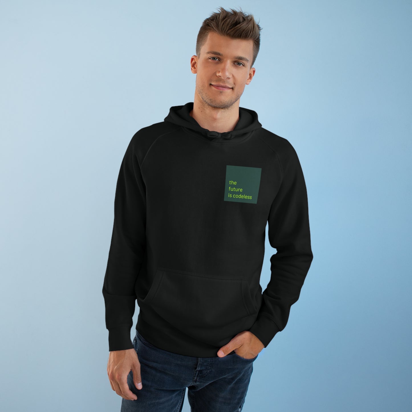 THE FUTURE IS CODELESS - Hoodie (prints on back & front)