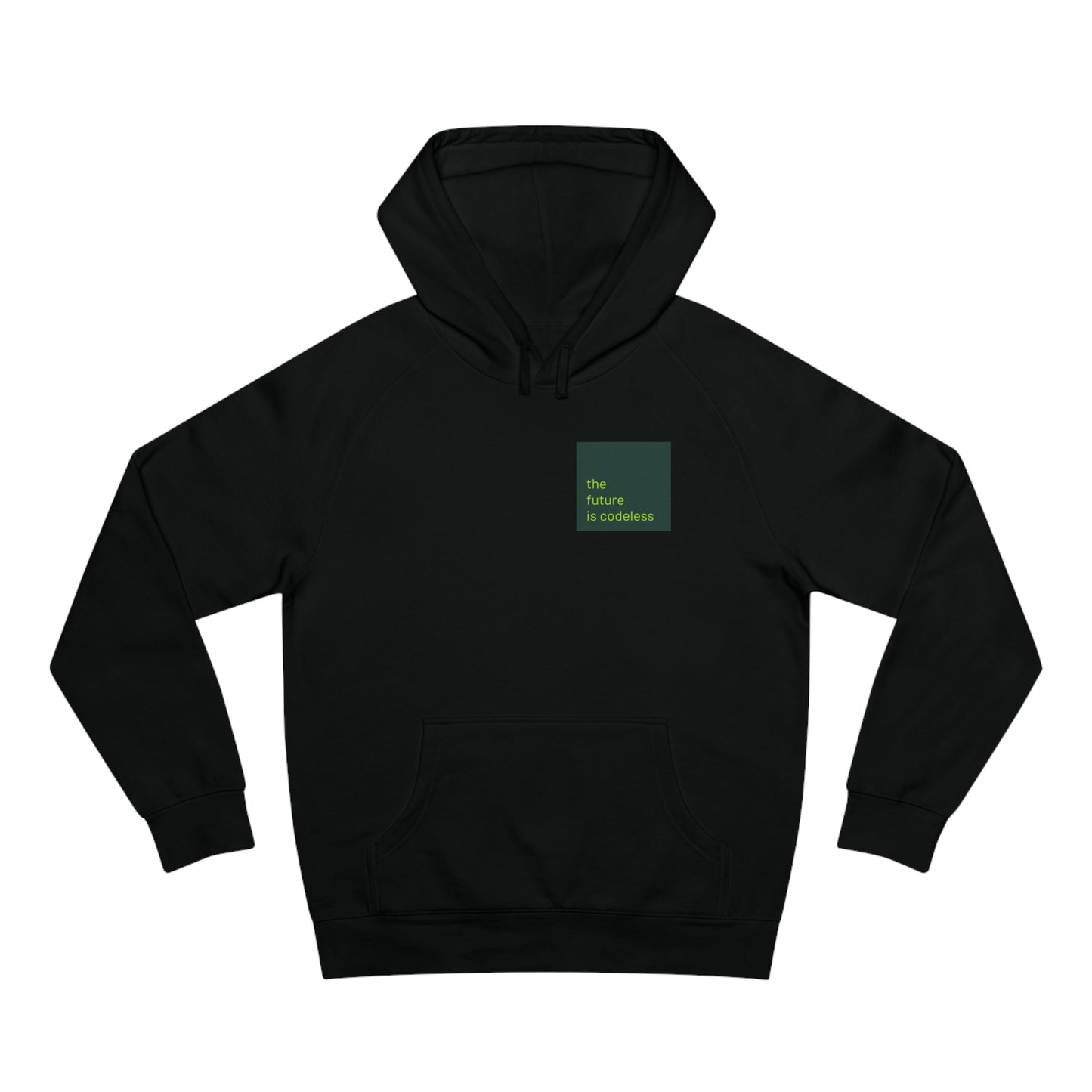 THE FUTURE IS CODELESS - Hoodie (prints on back & front)