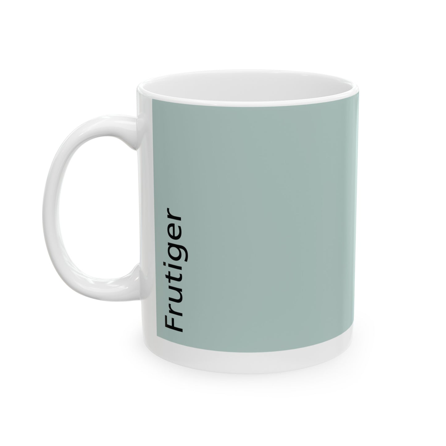 Frutiger Ceramic Mug (11oz, 15oz, light-green, white) US
