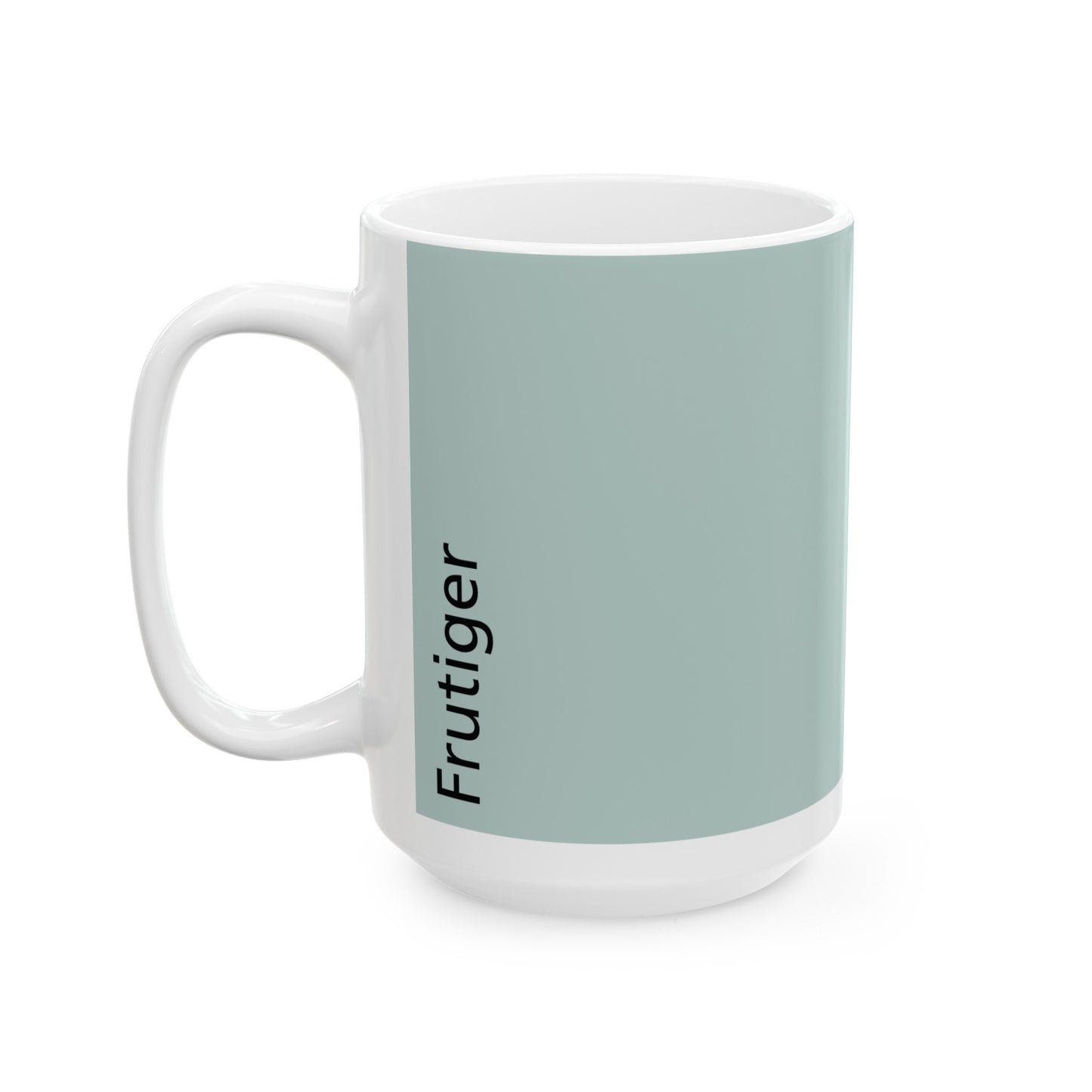 Frutiger Ceramic Mug (11oz, 15oz, light-green, white) US