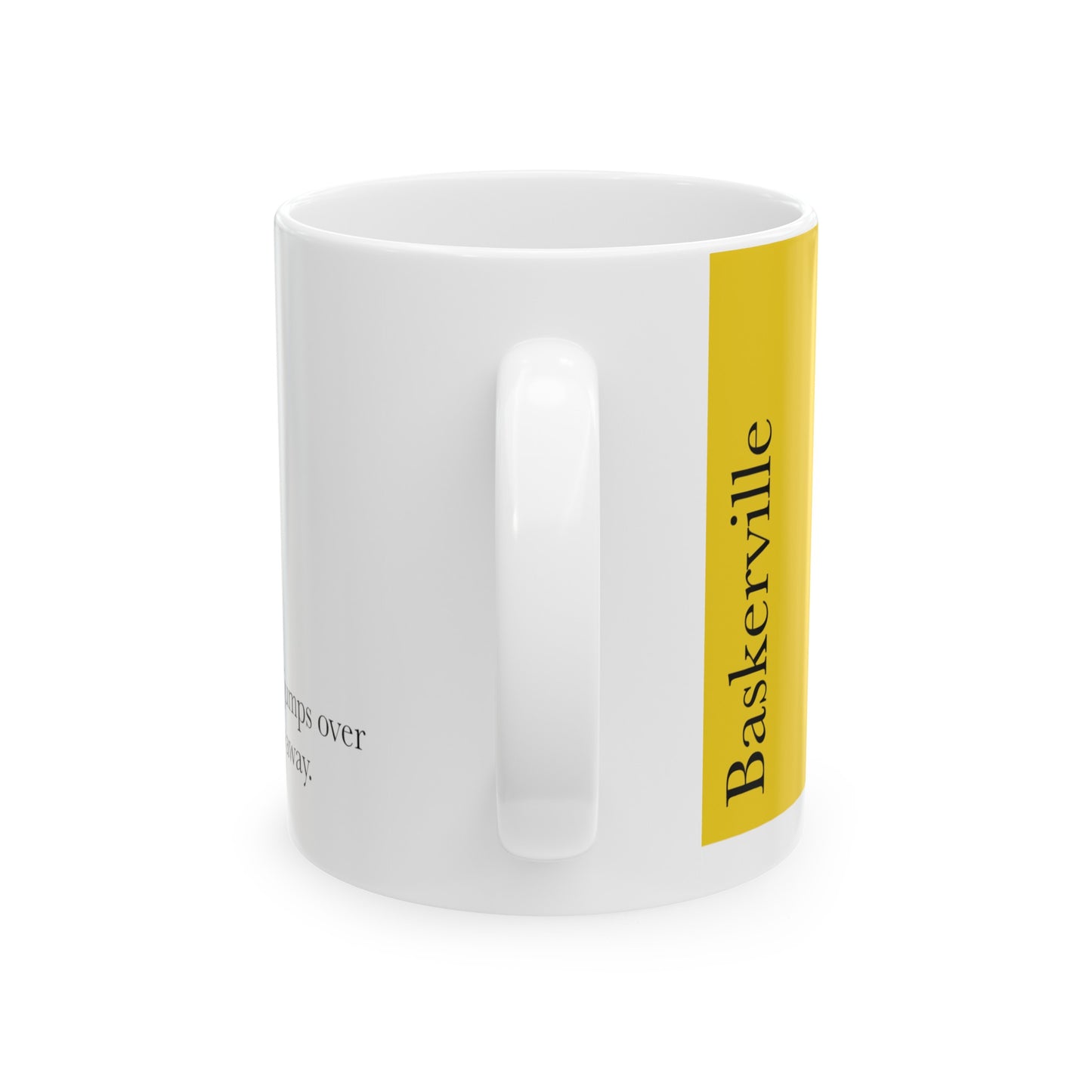 Baskerville Ceramic Mug (11oz, 15oz, yello, white) US