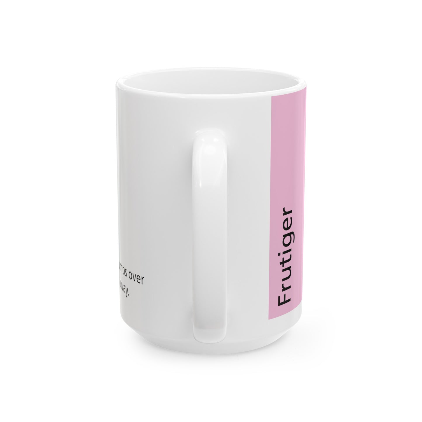 Frutiger Ceramic Mug (11oz, 15oz, rose, white) US