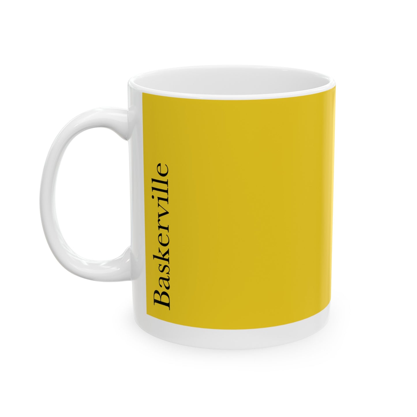 Baskerville Ceramic Mug (11oz, 15oz, yello, white) US