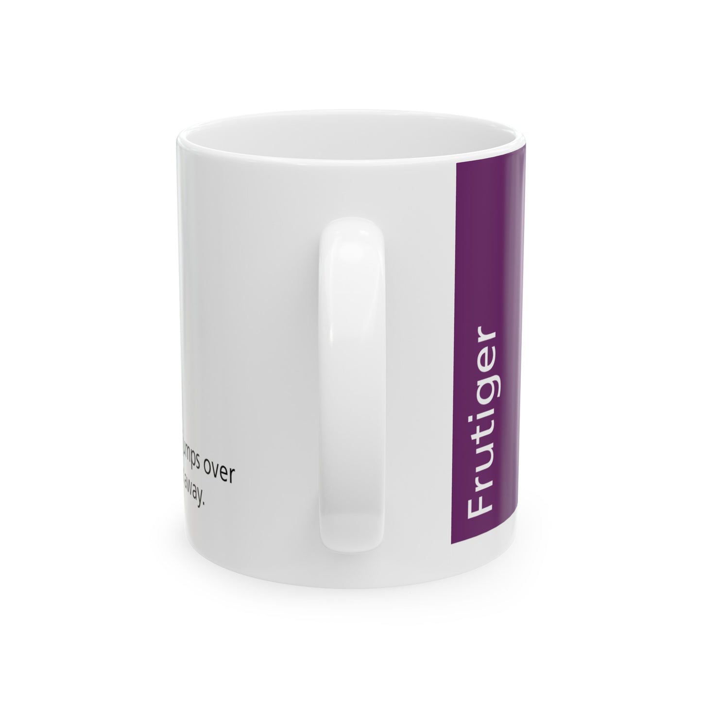 Frutiger Ceramic Mug (11oz, 15oz, lilac, white) US