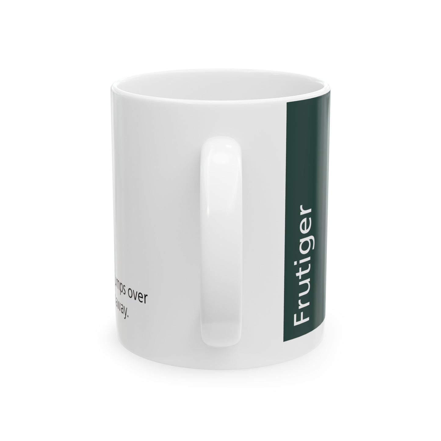 Frutiger Ceramic Mug (11oz, 15oz, pure green, white) US