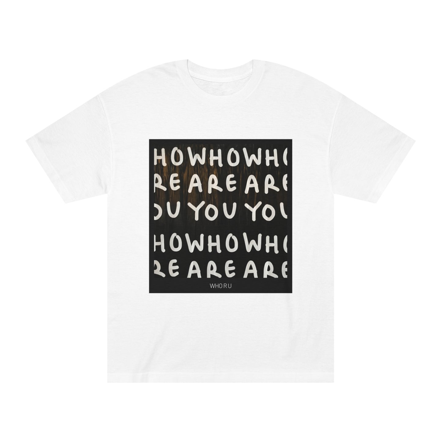 WHO R U - Playlist T-Shirt.