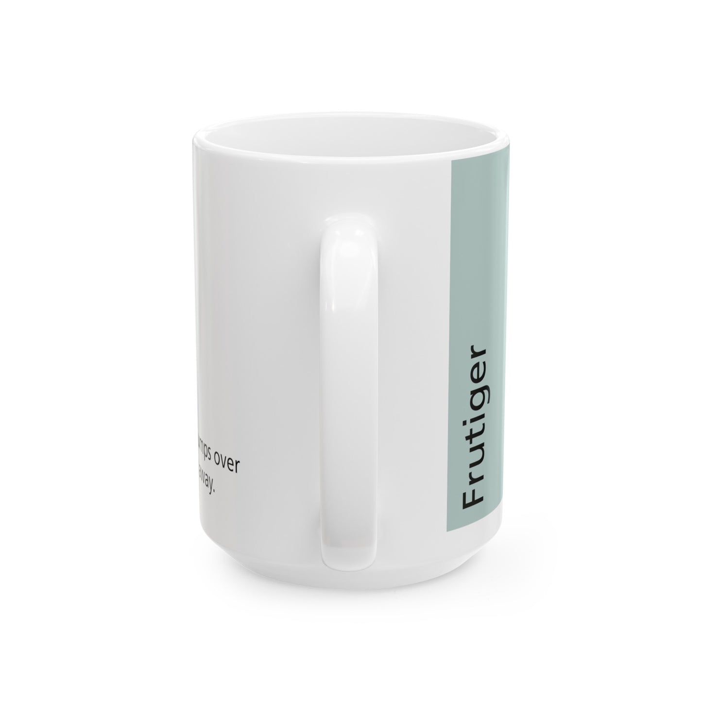Frutiger Ceramic Mug (11oz, 15oz, light-green, white) US