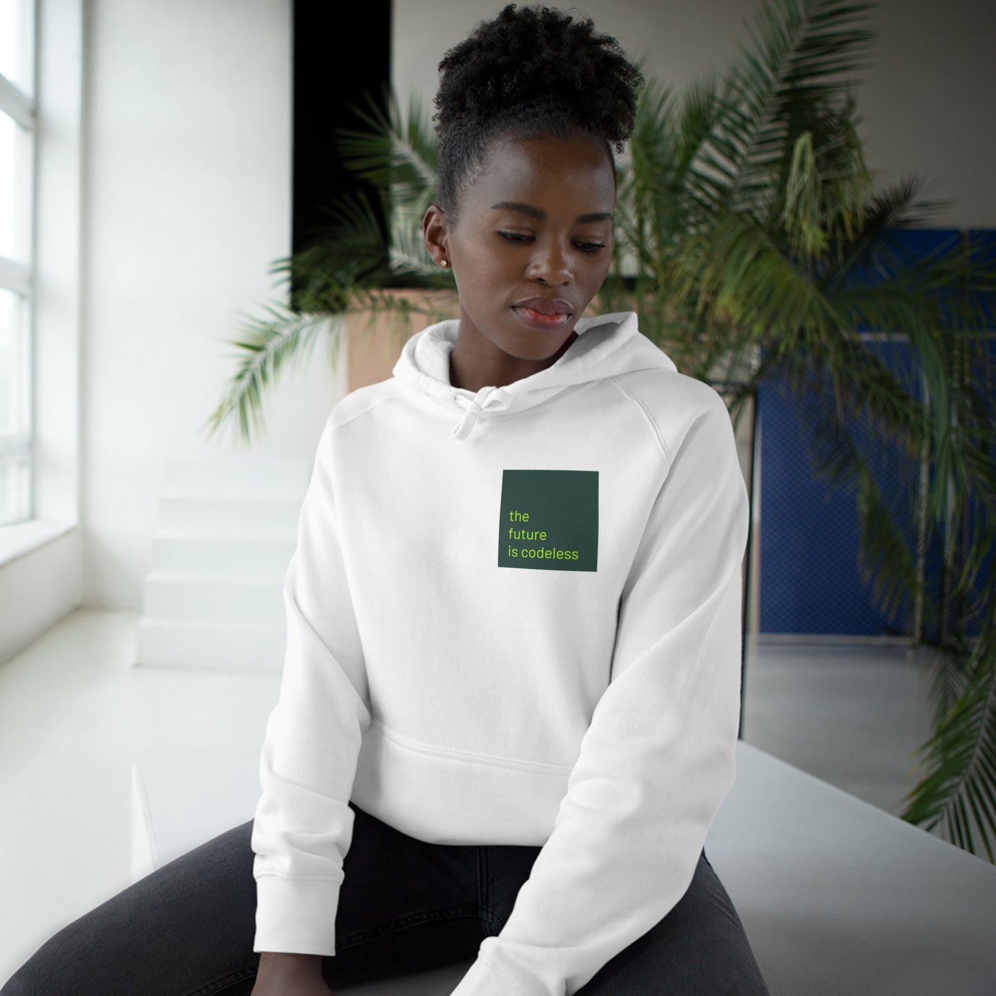 THE FUTURE IS CODELESS - Hoodie (prints on back & front)