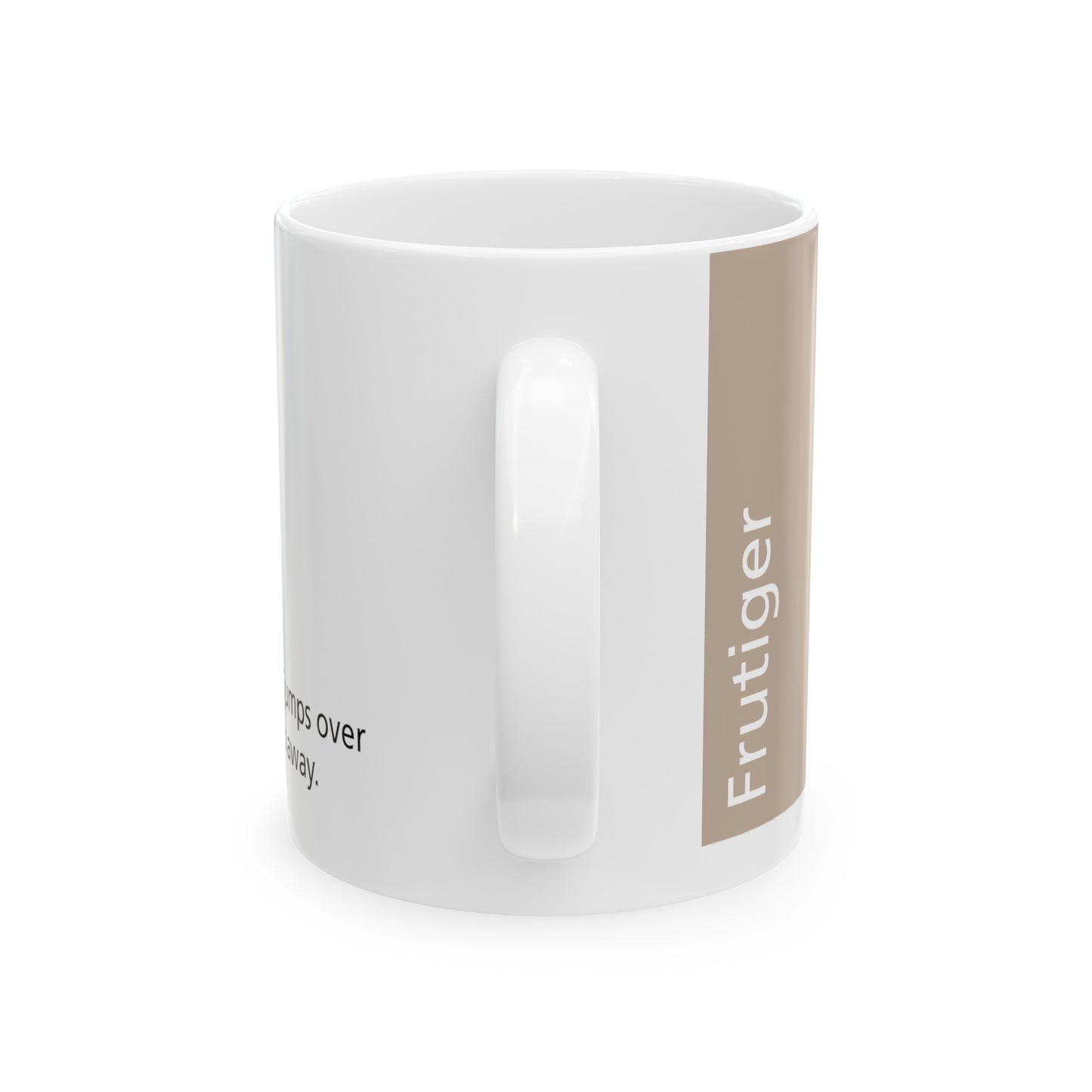 Frutiger Ceramic Mug (11oz, 15oz, beige, white) US