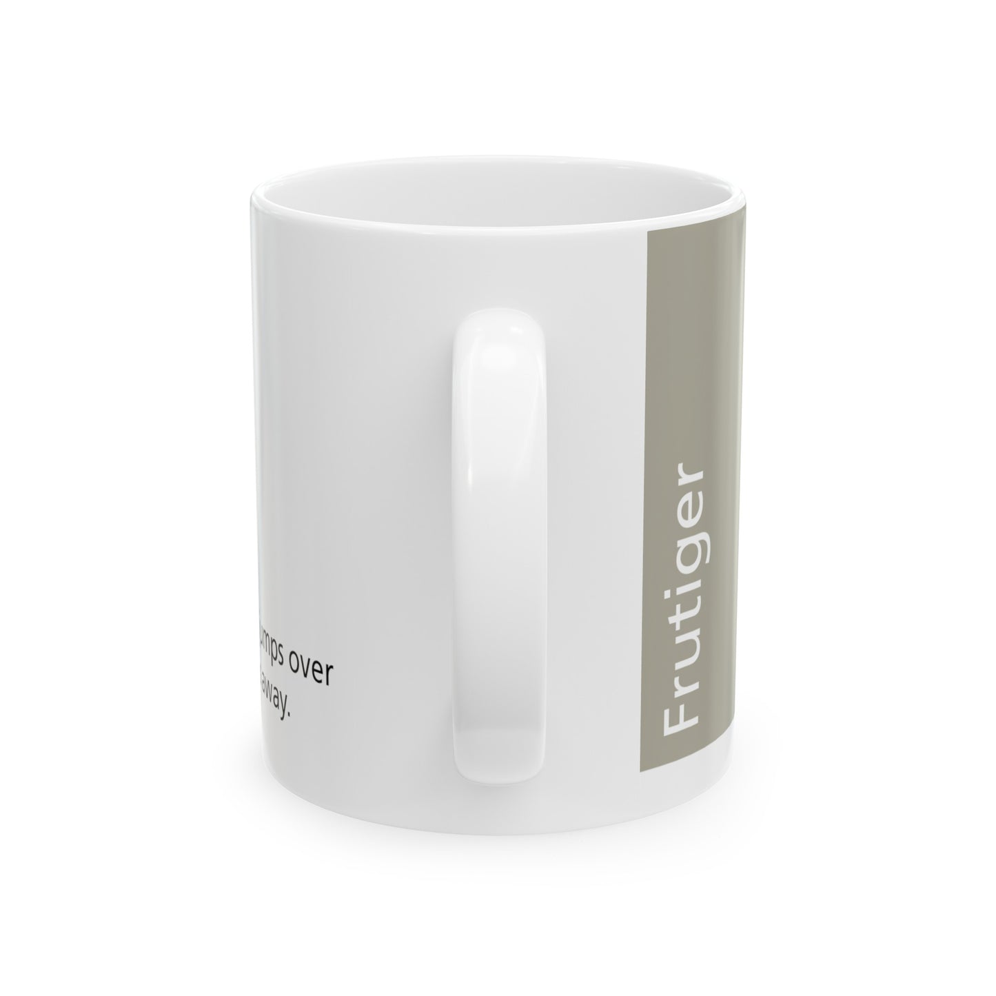 Frutiger Ceramic Mug (11oz, 15oz, greige, white) US