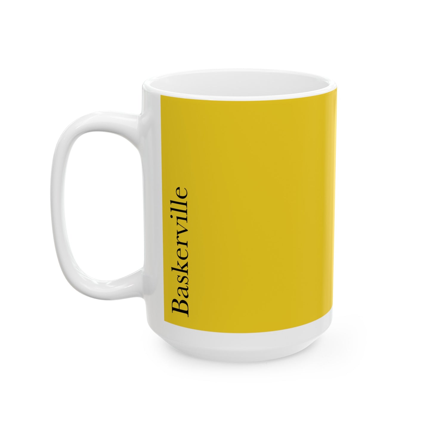 Baskerville Ceramic Mug (11oz, 15oz, yello, white) US