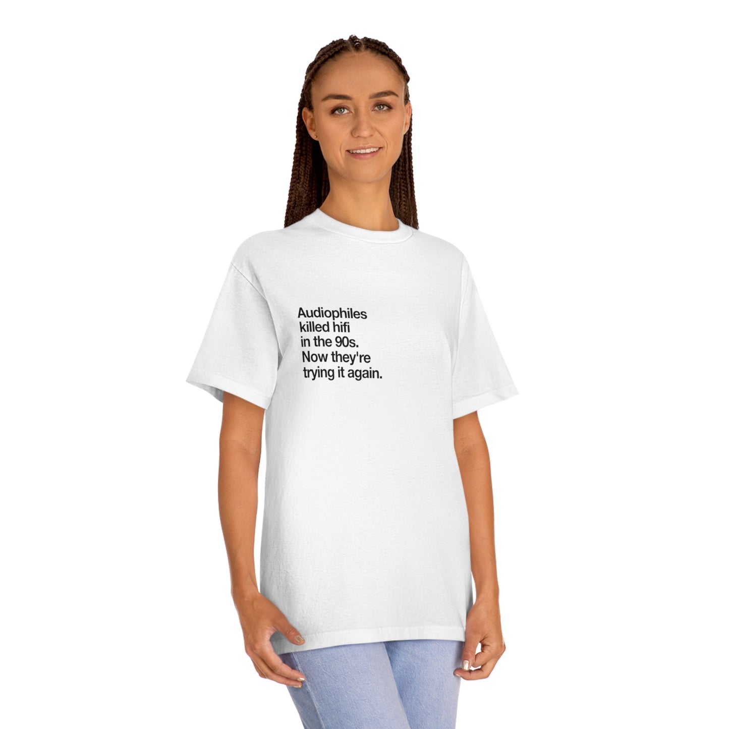 Audiophiles killed hifi in the 90s t'shirt - Pure Neo Shop