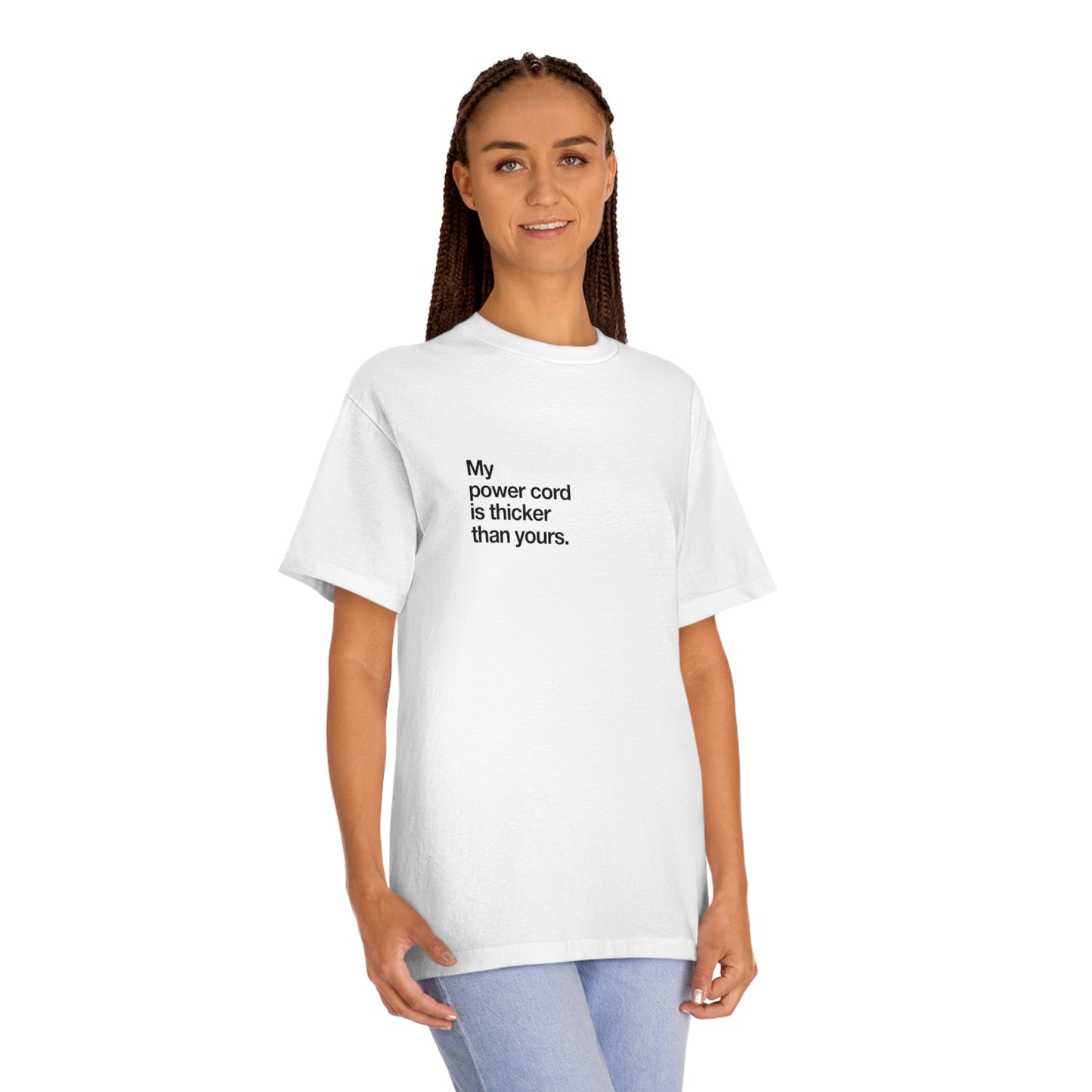 My power cord is thicker than yours t'shirt - Pure Neo Shop
