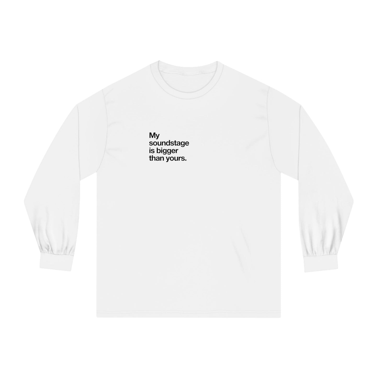 My soundstage ist bigger than yours long-sleeve. - Pure Neo Shop