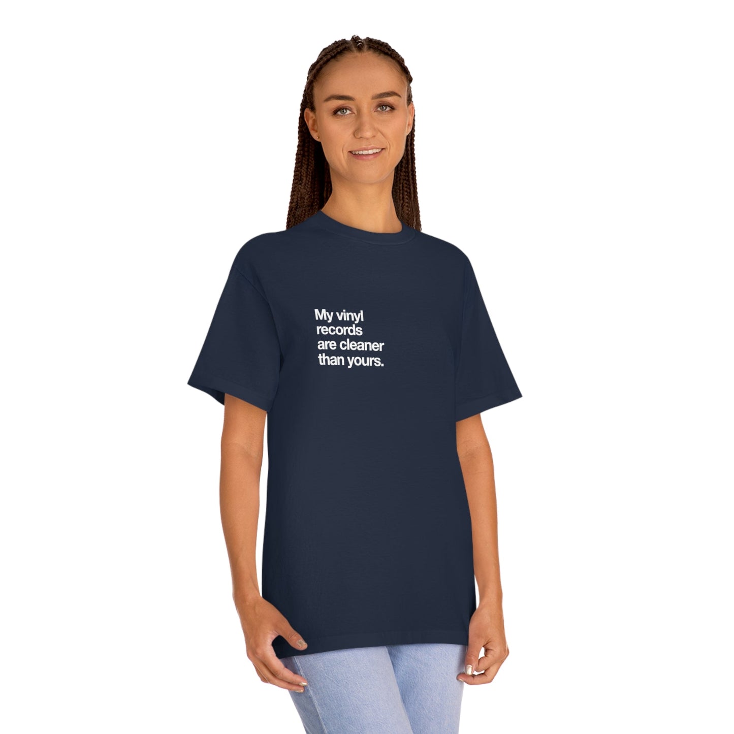 My vinyl records are cleaner than yours t'shirt. - Pure Neo Shop