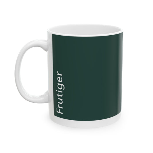 Frutiger Ceramic Mug (11oz, 15oz, pure green, white) US