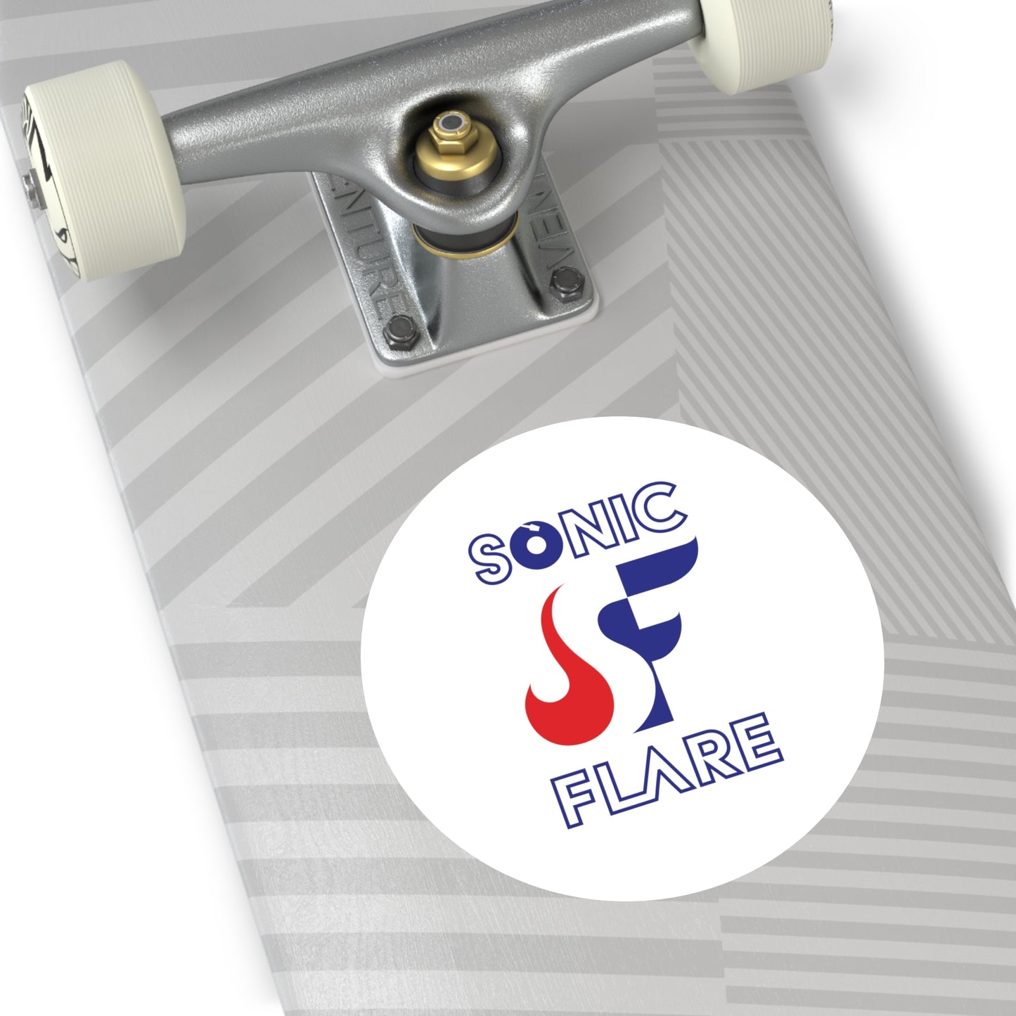 Sonic Flare - Round Stickers, Indoor\Outdoor