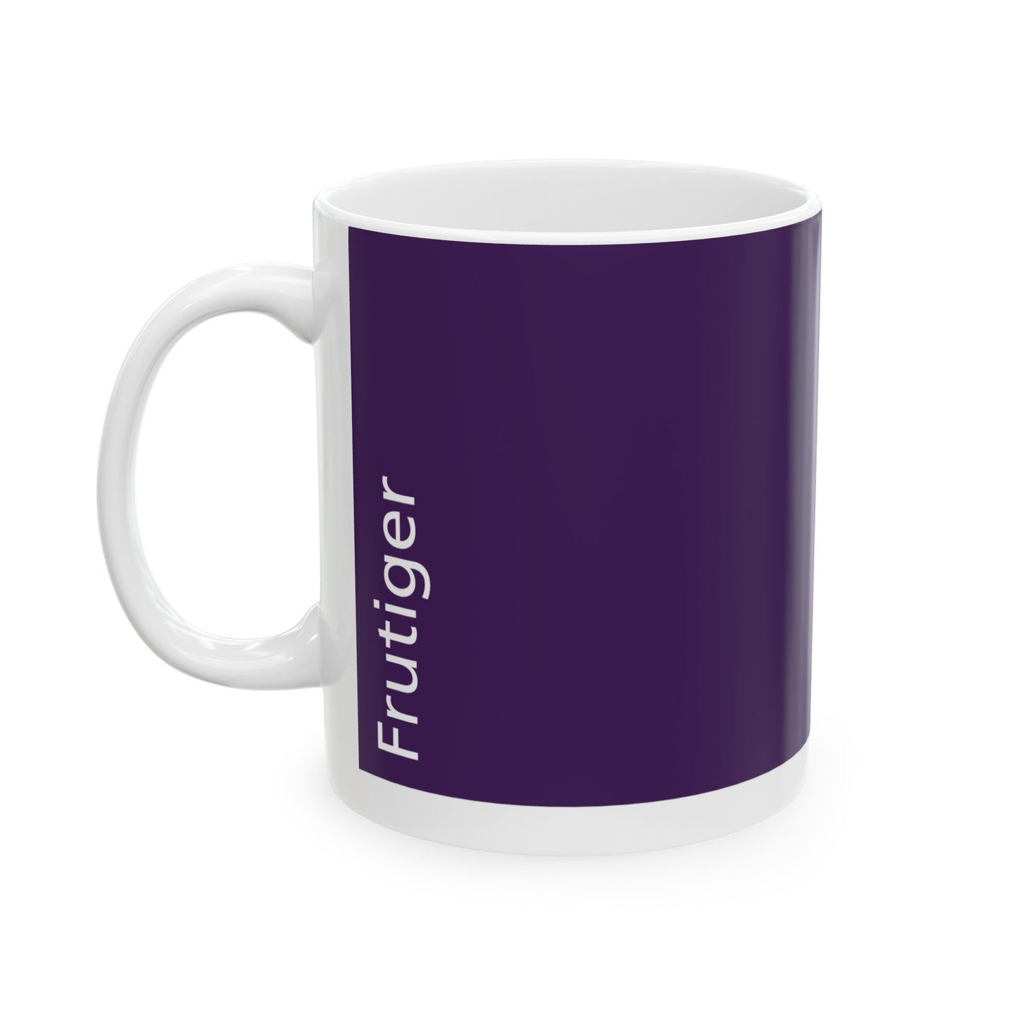 Frutiger Ceramic Mug (11oz, 15oz, lavender, white) US