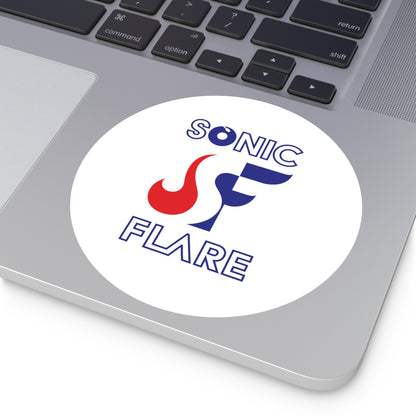 Sonic Flare - Round Stickers, Indoor\Outdoor