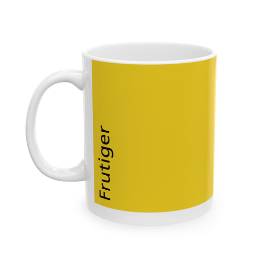 Frutiger Ceramic Mug (11oz, 15oz, yello, white) US