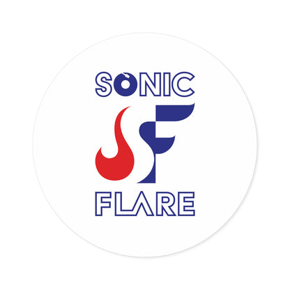 Sonic Flare - Round Stickers, Indoor\Outdoor