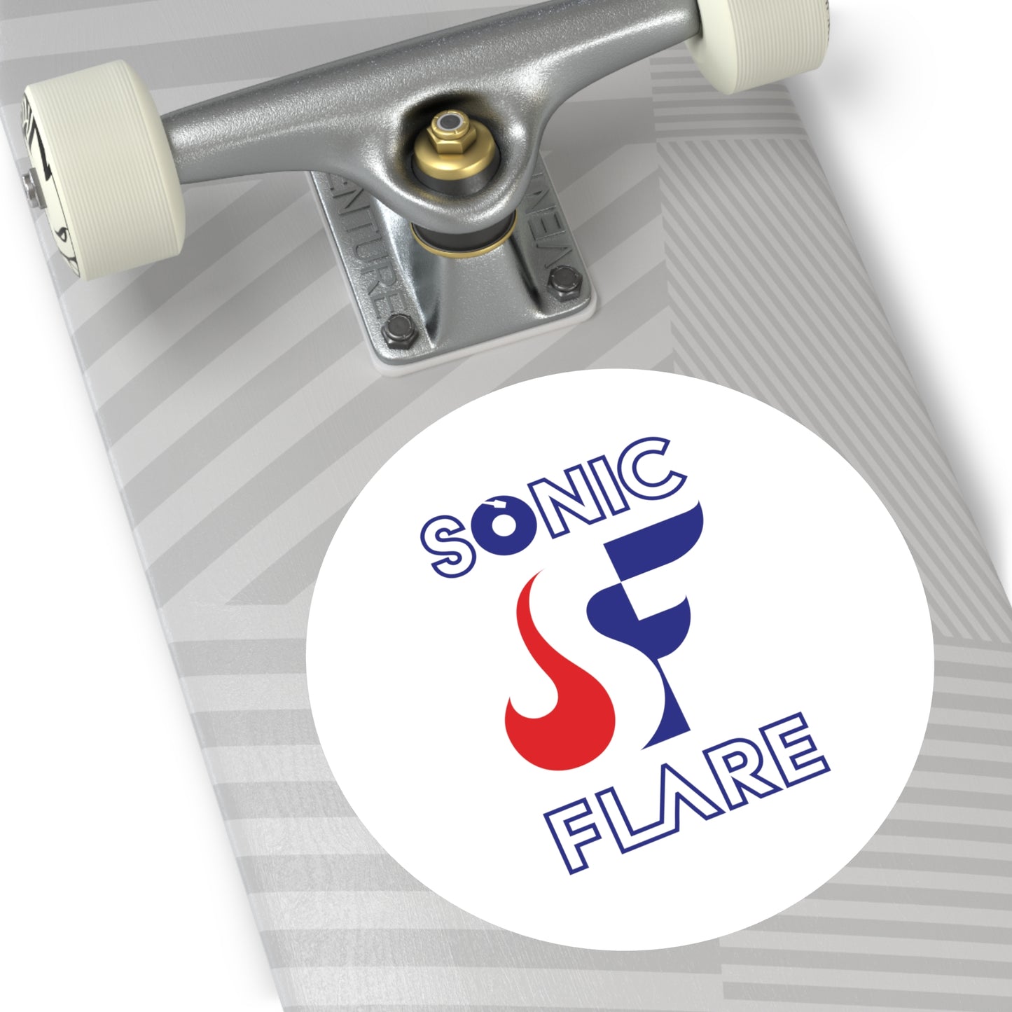 Sonic Flare - Round Stickers, Indoor\Outdoor