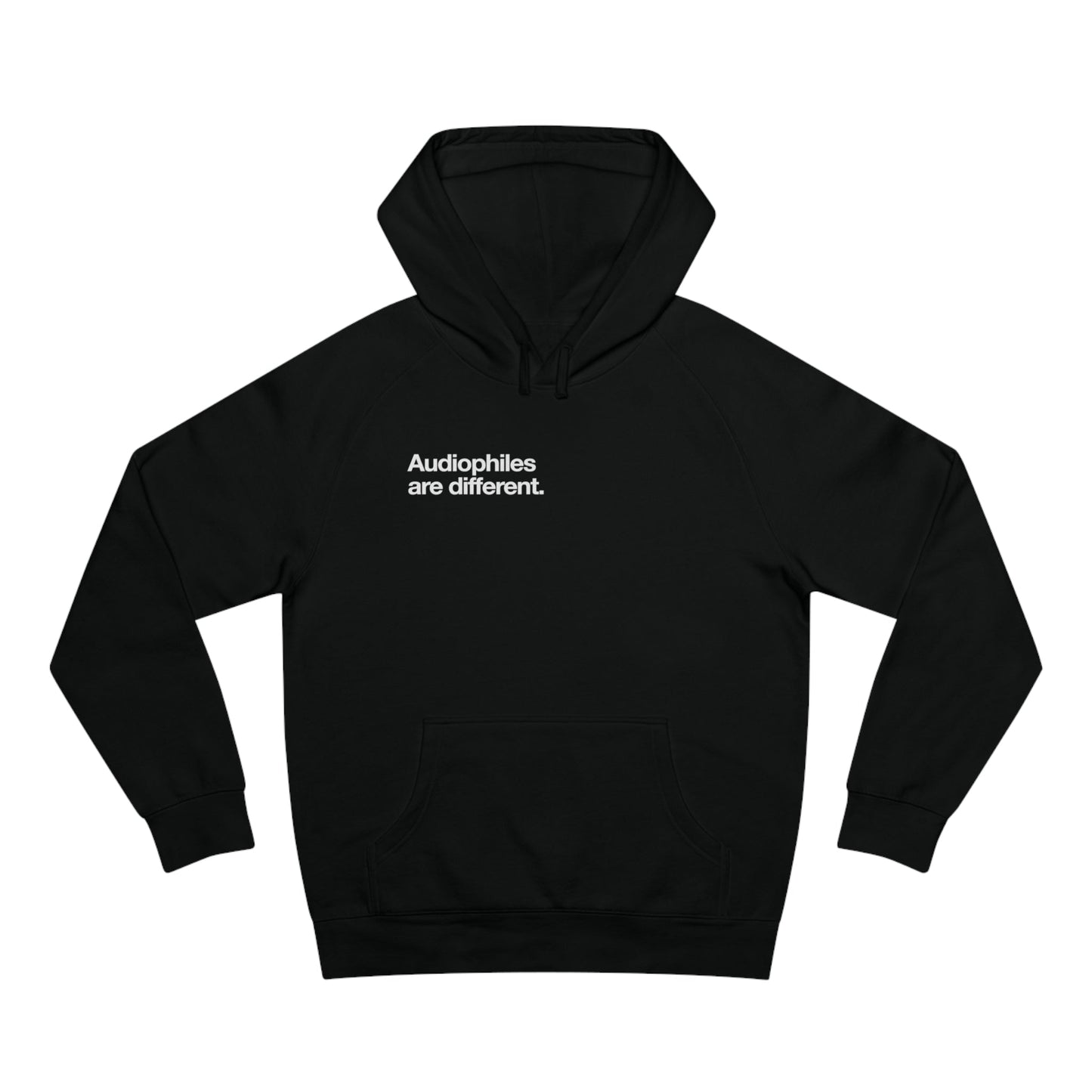 Audiophiles are different hoodie - Pure Neo Shop