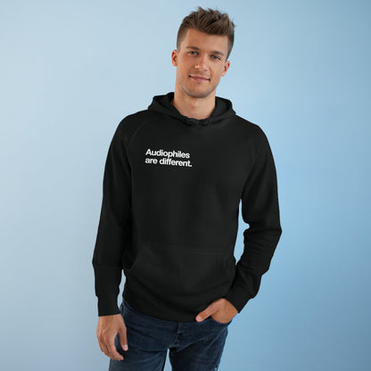 Audiophiles are different hoodie - Pure Neo Shop