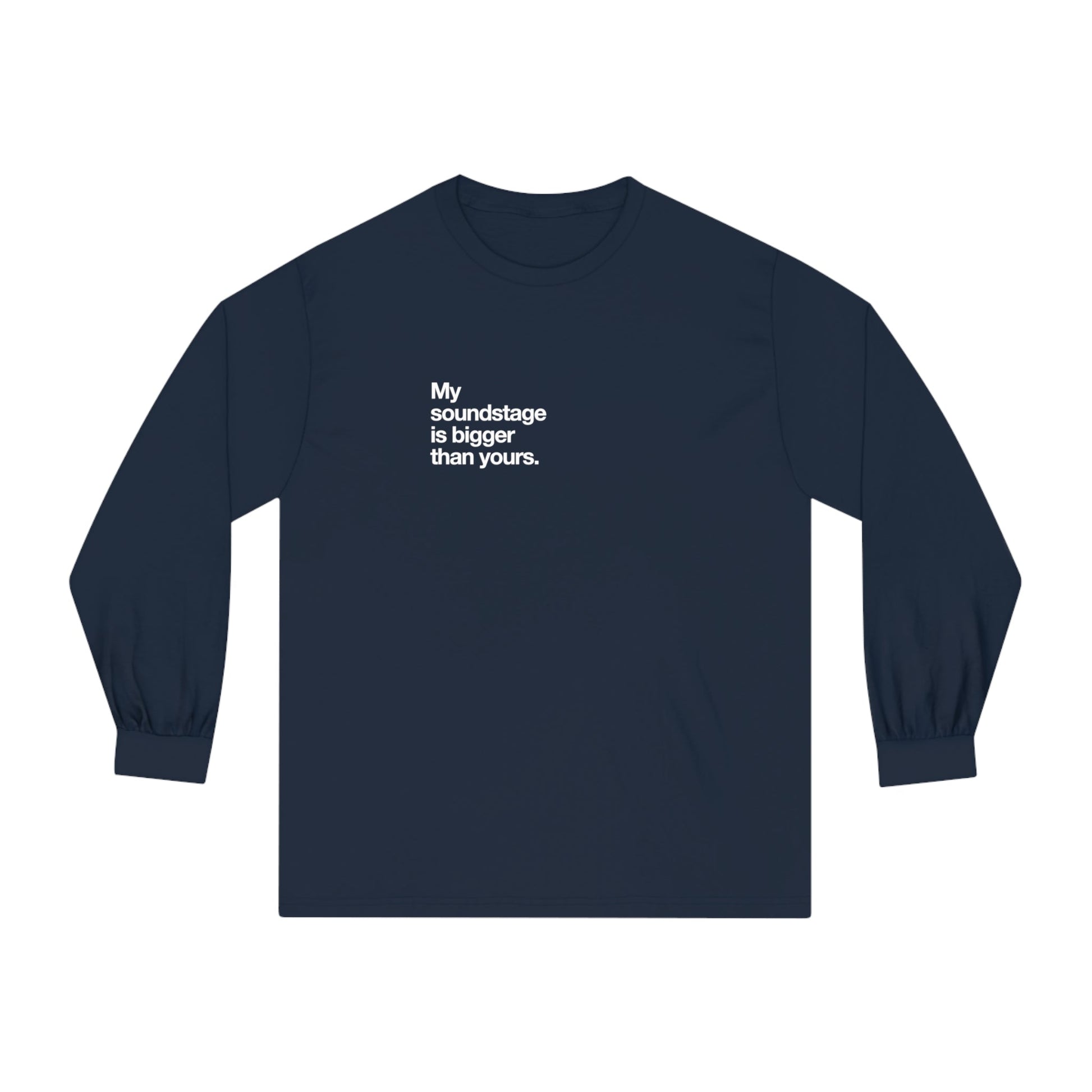 My soundstage ist bigger than yours long-sleeve. - Pure Neo Shop